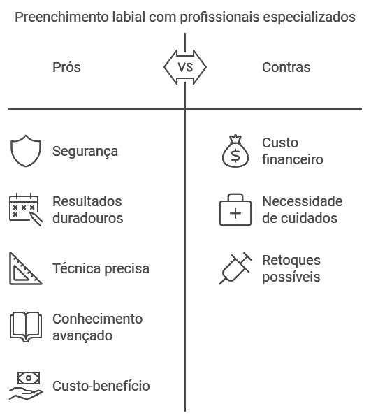 Por Que o Preenchimento Labial com Profissionais Especializados Vale a Pena