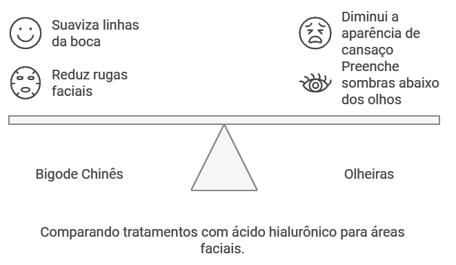 Preenchimento de Bigode Chinês e Olheiras