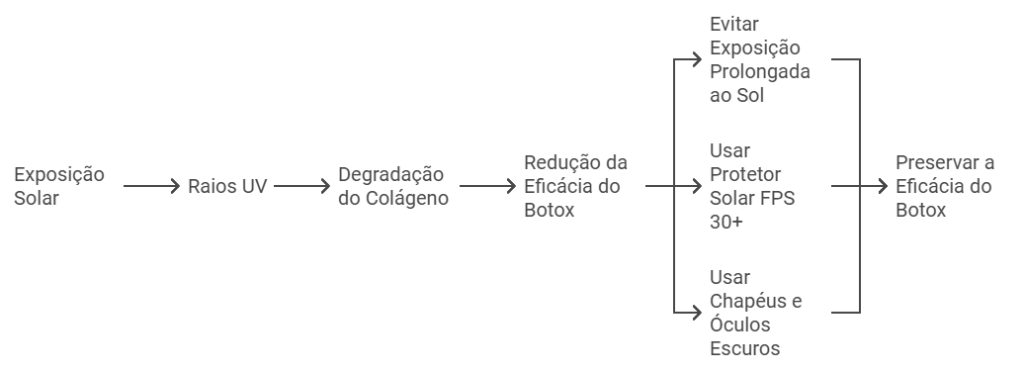 Como a Exposição Solar Acelera o Efeito