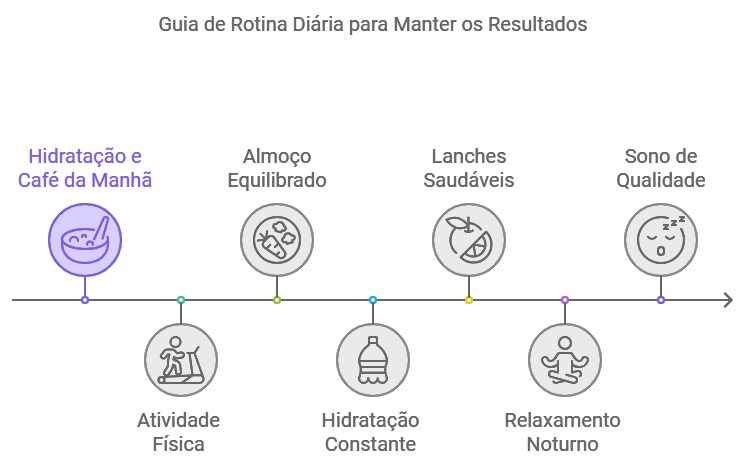 Guia de Rotina Diária para Manter os Resultados