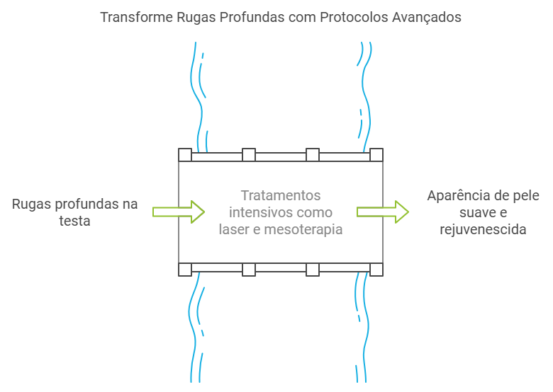 Protocolos intensivos para rugas profundas soluções avançadas