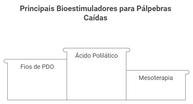 Abordagens com bioestimuladores para tratar a pálpebra caída