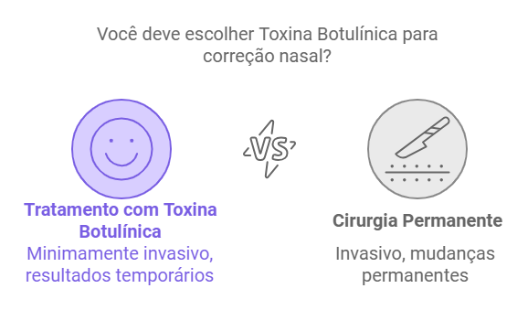 Correção com Toxina Botulínica: Uma Solução para o Nariz Alto