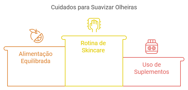 Cuidados caseiros recomendados para suavizar olheiras arroxeadas