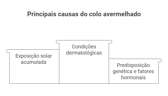 O que causa o misterioso colo avermelhado