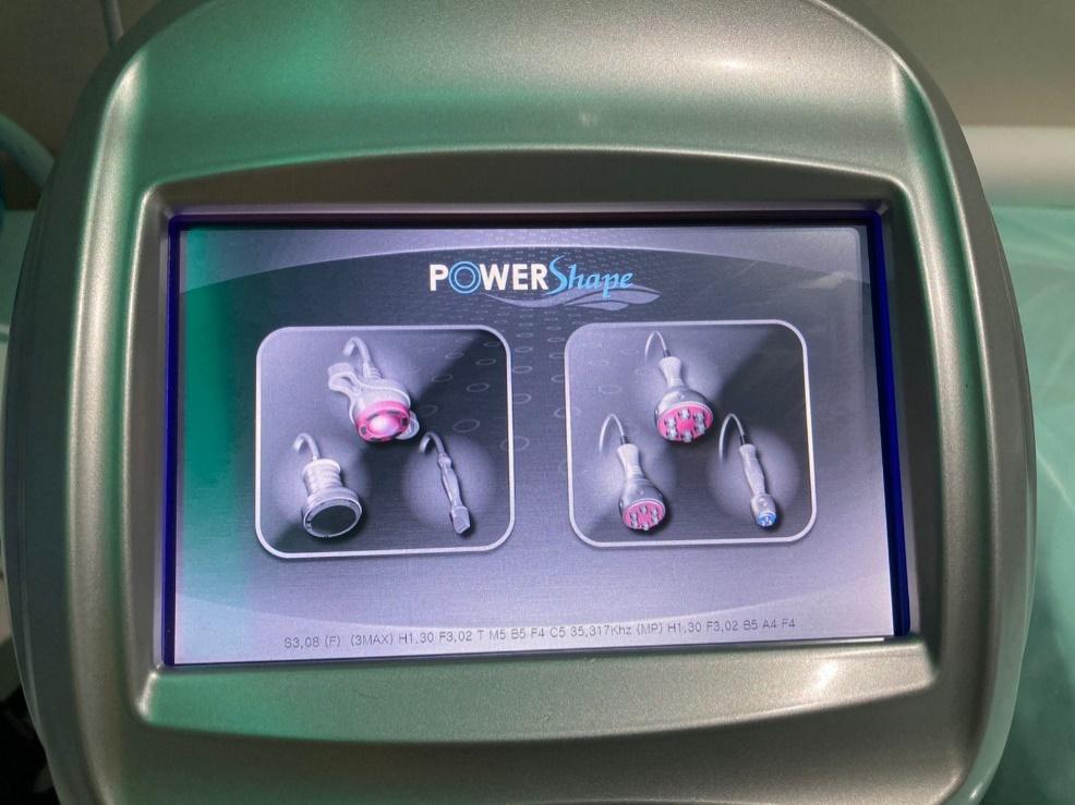 POWER SHAPE — Selecione a função que deseja usar na tela LCD