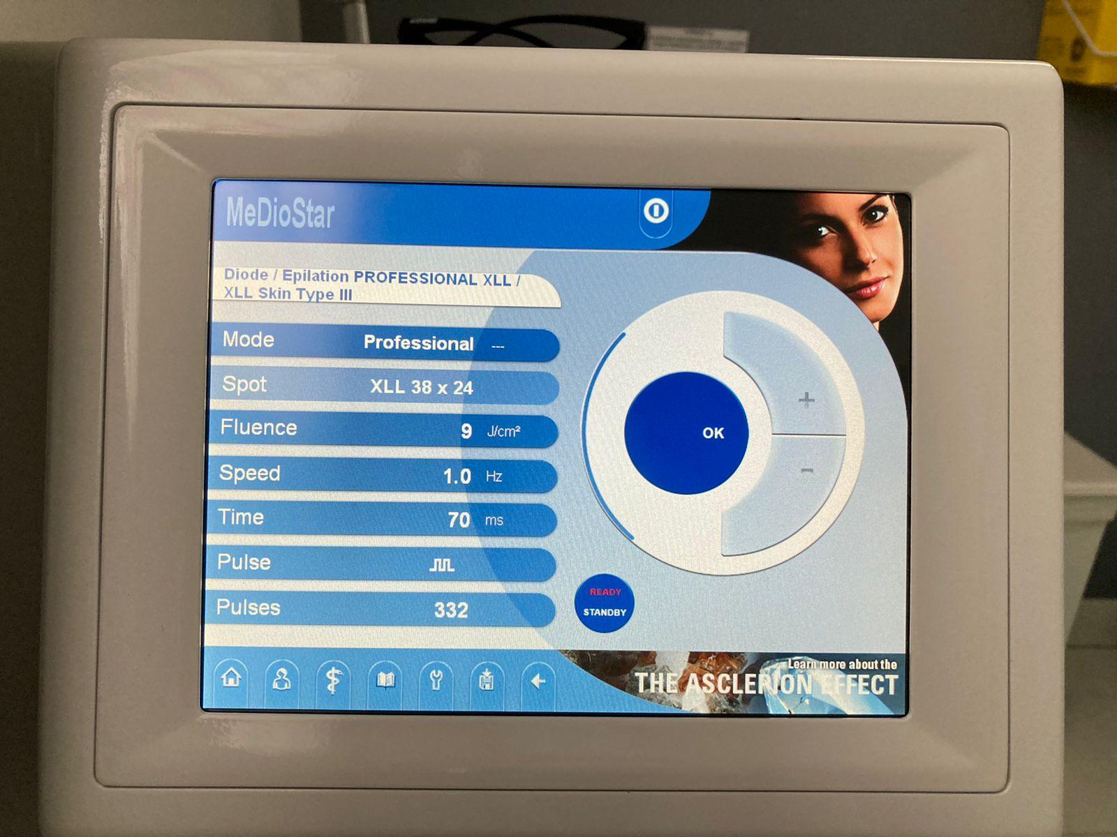 LASER MEDIOSTAR — Modular as intensidades ideais para cada paciente