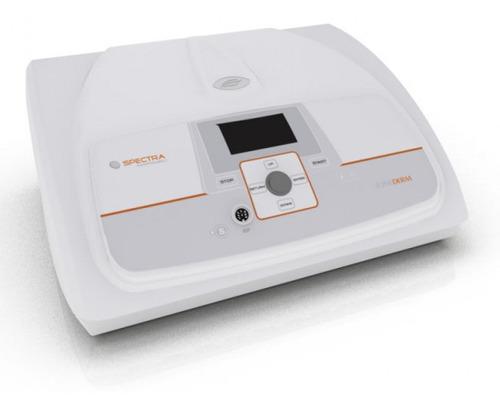 SPECTRA TONEDERM — Ligar a chave geral do aparelho, localizada na parte dianteira do equipamento